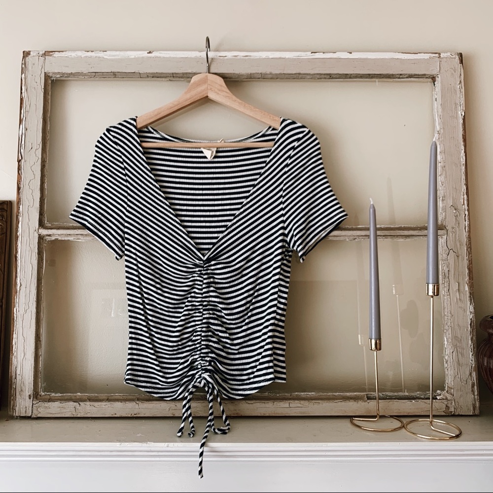 Striped Crop Top